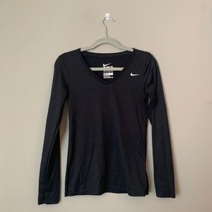 Black Nike Dri Fit Long Sleeve